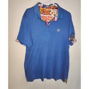 Au Noir Polo Size 6/2XL Blue